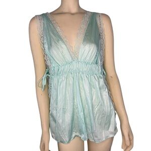 Apostrophe Light Blue Lace Chemise